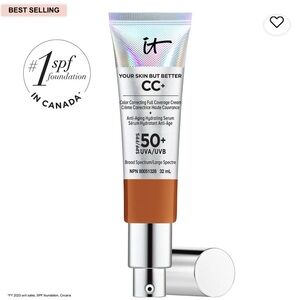 BNWB IT Cosmetics CC+ Anti-Aging Hydrating Full Coverage Serum with SPF 50+